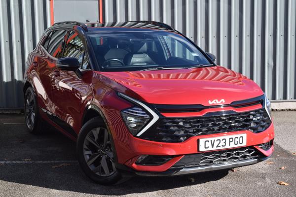 Used 2023 Kia SPORTAGE 1.6T GDi HEV GT-Line S 5dr Auto Red at SERE Motors
