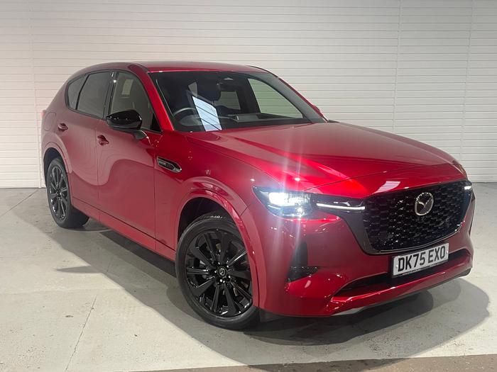 Used 2025 Mazda CX-60 2.5 e-SKYACTIV 17.8kWh Homura Plus SUV 5dr Petrol Plug-in Hybrid Auto 4WD Euro 6 (327 ps) Red at Windsors of Wallasey