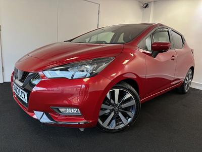 Used 2022 Nissan Micra 1.0 IG-T Tekna Hatchback 5dr Petrol Manual Euro 6 (s/s) (92 ps) at Hodgson Car Sales
