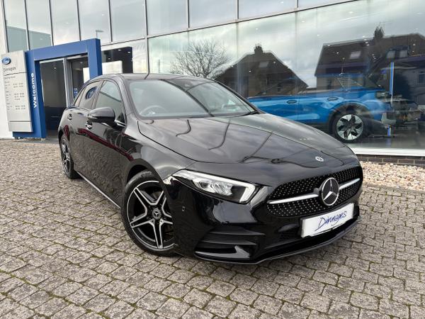 Used 2023 Mercedes-Benz A Class 1.3 A180 AMG Line (Executive) Hatchback 5dr Petrol 7G-DCT Euro 6 (s/s) (136 ps) Black at Dinnages