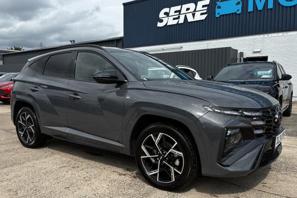 Used 2024 Hyundai TUCSON 1.6T Hybrid N Line 5dr Auto Grey at SERE Motors