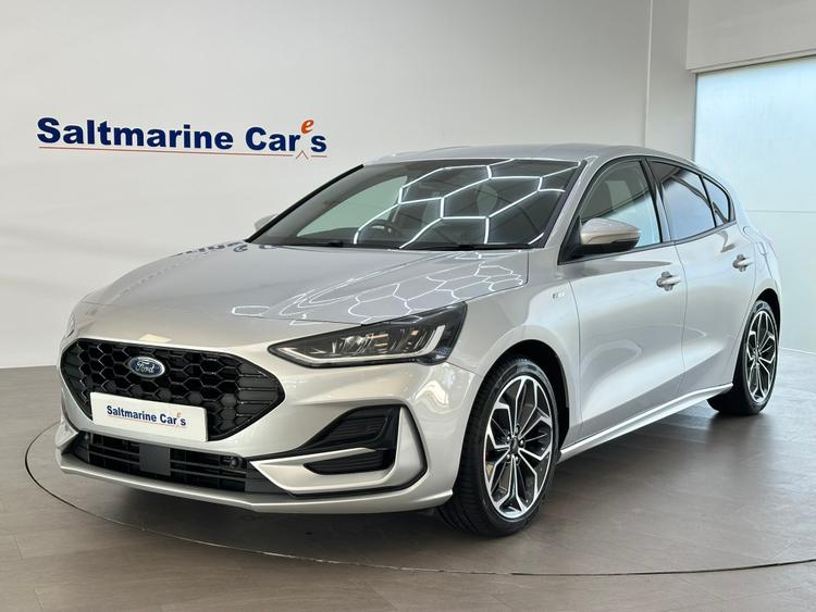 Used 2023 Ford Focus 1.0T EcoBoost MHEV ST-Line X Edition Hatchback 5dr Petrol Manual Euro 6 (s/s) (155 ps) Moondust Silver at #sitename#