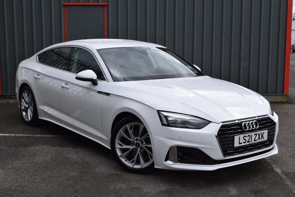 Used 2021 Audi A5 35 TDI Sport 5dr S Tronic White at SERE Motors