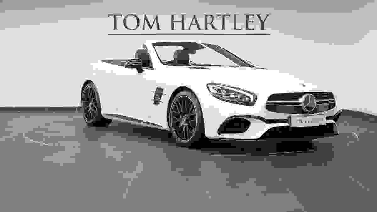 Used 2019 Mercedes-Benz SL AMG SL 63 Pearl White at Tom Hartley