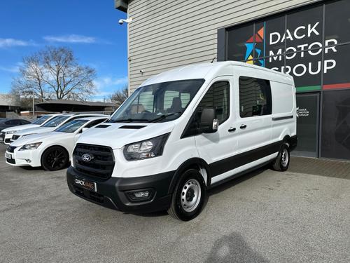 Used 2026 Ford Transit Trend L3H2 FWD, Toilet, Mess, Kitchen, Welfare, Van, Air-Con, Solar Panel, Diesel Heater, Microwave, Delivery Miles White at Dack Vans