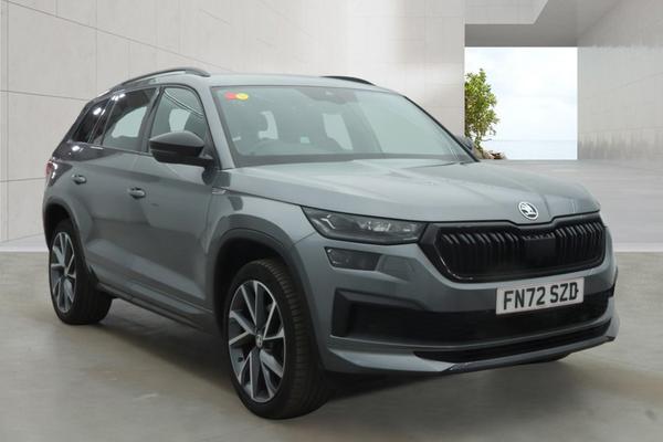 Used 2022 Skoda KODIAQ 1.5 TSI Sport Line 5dr DSG [7 Seat] Grey at SERE Motors