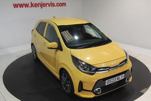 Used 2023 Kia Picanto 1.0 DPi GT-Line Hatchback 5dr Petrol AMT Euro 6 (s/s) (66 bhp) Yellow at Ken Jervis