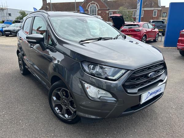 Used 2022 Ford EcoSport 1.0T EcoBoost GPF ST-Line SUV 5dr Petrol Manual Euro 6 (s/s) (125 ps) at Dinnages