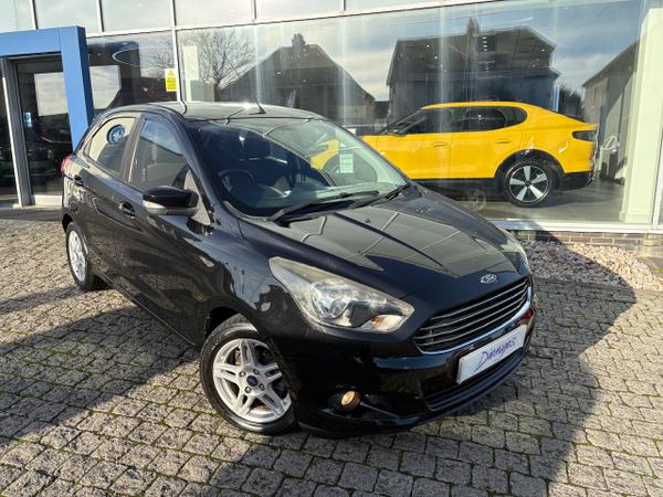 Used 2017 Ford Ka+ 1.2 Ti-VCT Zetec Hatchback 5dr Petrol Manual Euro 6 (85 ps) Tuxedo Black at Dinnages