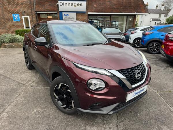 Used 2023 Nissan Juke 1.0 DIG-T N-Connecta SUV 5dr Petrol DCT Auto Euro 6 (s/s) (114 ps) Burgundy  at Dinnages