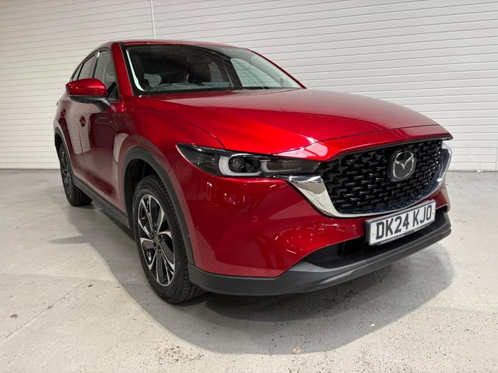 Used 2024 Mazda CX-5 2.0 e-SKYACTIV G MHEV Exclusive-Line SUV 5dr Petrol Manual Euro 6 (s/s) (165 ps) Red at Windsors of Wallasey