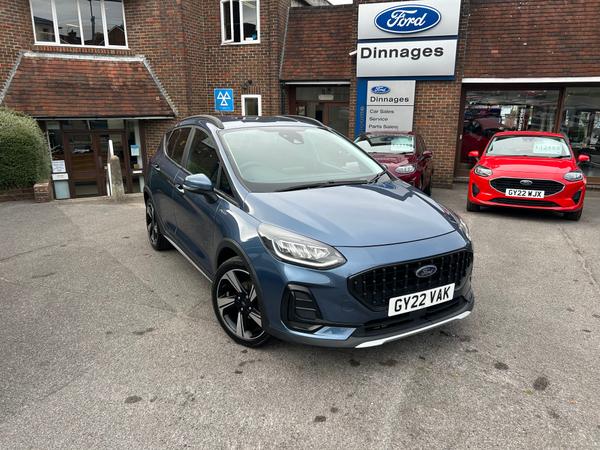 Used 2022 Ford Fiesta 1.0T EcoBoost Active Hatchback 5dr Petrol Manual Euro 6 (s/s) (100 ps) at Dinnages