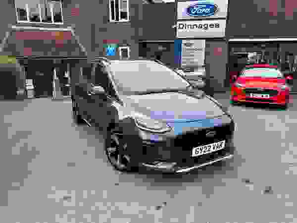 Used 2022 Ford Fiesta 1.0T EcoBoost Active Hatchback 5dr Petrol Manual Euro 6 (s/s) (100 ps) Chrome Blue at Dinnages