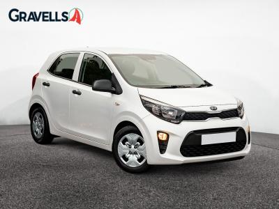 Used 2022 Kia PICANTO 1.0 DPi 1 Hatchback 5dr Petrol Manual Euro 6 (s/s) (66 bhp) White at Gravells