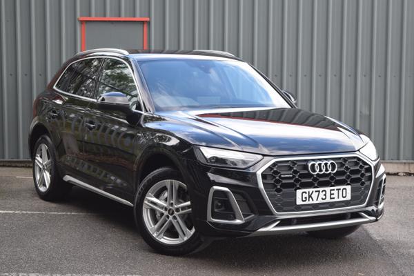 Used 2023 Audi Q5 40 TDI Quattro S Line 5dr S Tronic Black at SERE Motors