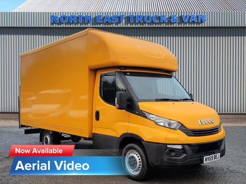 Used 2020 Iveco DAILY 35S12 LUTON WTH LIFT [NV69BEJ] YELLOW at North East Truck & Van