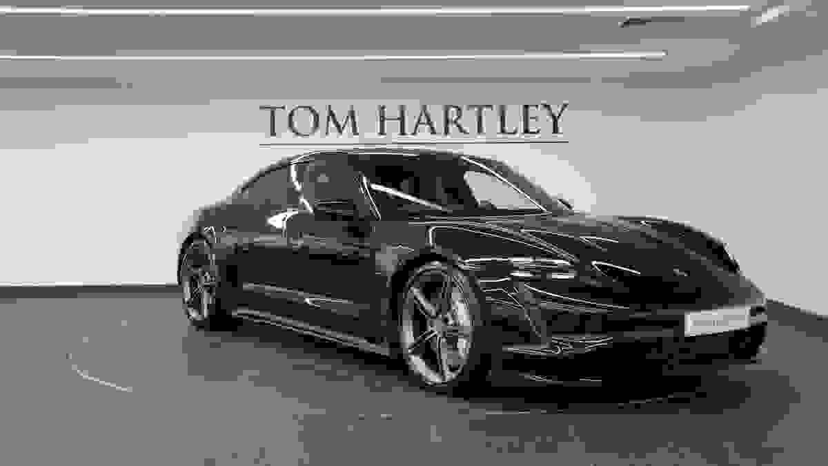 Used 2022 Porsche Taycan Turbo VAT Qualifying with Delivery Miles Jet Black at Tom Hartley