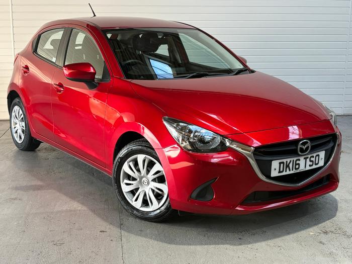 Used 2016 Mazda Mazda2 1.5 SKYACTIV-G SE Hatchback 5dr Petrol Manual Euro 6 (s/s) (75 ps) Red at Windsors of Wallasey