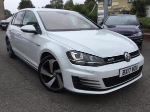 Used 2017 Volkswagen Golf 2.0 TDI BlueMotion Tech GTD Hatchback 5dr Diesel DSG Euro 6 (s/s) (184 ps) Oryx White at MJ Warner