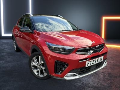 Used 2023 Kia Stonic 1.0 T-GDi ISG 48V GT-LINE S Blaze Red with Black Roof at Kia Motors UK