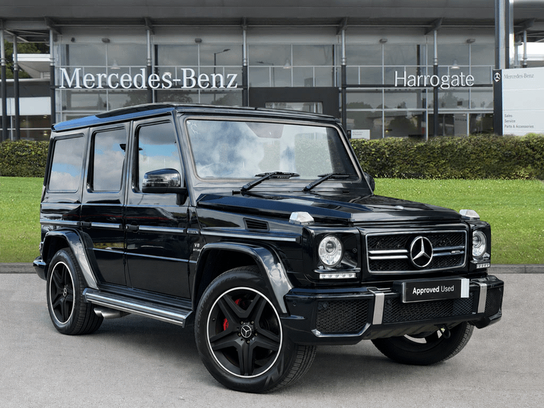 Used 2017 MERCEDES-BENZ G Class 5.5 G63 V8 BiTurbo AMG SUV 5dr Petrol SpdS+7GT 4WD Euro 5 (s/s) (544 ps) Obsidian Black at JCT600