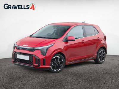 Used 2024 Kia PICANTO 1.0 GT-Line Hatchback 5dr Petrol AMT Euro 6 (s/s) (62 bhp) BLAZE RED at Gravells