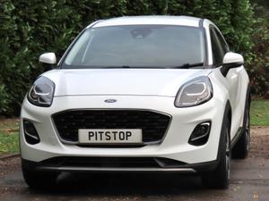 Used 2021 Ford Puma 1.0T EcoBoost MHEV Titanium SUV 5dr Petrol Manual Euro 6 (s/s) (125 ps) White at #sitename#