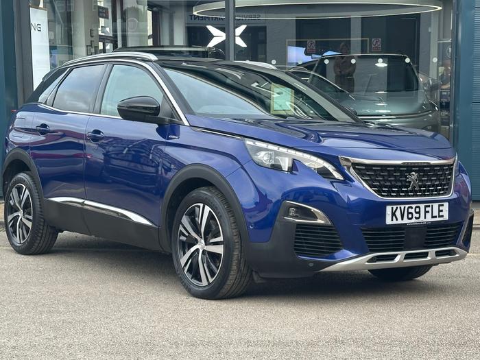 Used 2019 Peugeot 3008 1.5 BlueHDi GT Line SUV 5dr Diesel EAT Euro 6 (s/s) (130 ps) Blue at Gravells