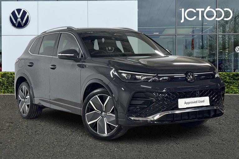 Used 2026 VOLKSWAGEN Tiguan 1.5 eTSI MHEV R-Line SUV 5dr Petrol Hybrid DSG Euro 6 (s/s) (150 ps) Grey at JCT600