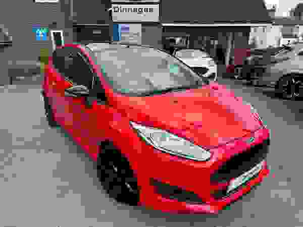 Used 2017 Ford Fiesta 1.0T EcoBoost ST-Line Hatchback 3dr Petrol Manual Euro 6 (s/s) (140 ps) Race Red at Dinnages