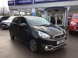 Used 2018 Mitsubishi Mirage 1.2 Juro Hatchback 5dr Petrol CVT Euro 6 (s/s) (79 ps) at Poole Mitsubishi