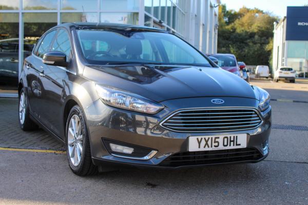 Used 2015 Ford Focus 1.6 TDCi Titanium Hatchback 5dr Diesel Manual Euro 5 (s/s) (115 ps) at Richard Sanders