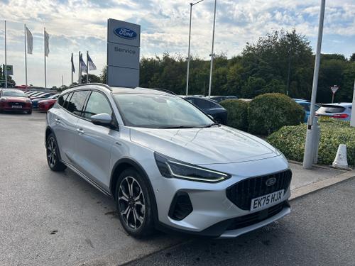 Used 2025 Ford Focus 1.0 MHEV ACTIVE X 155PS MILD HYBRID AUTO ESTATE MEGA SPEC Silver at Lawtons of Tadcaster