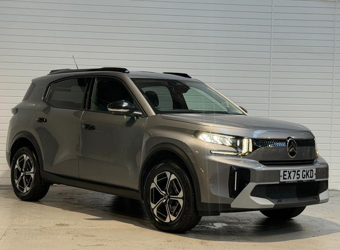 Used 2025 Citroen C3 Aircross 1.2 Hybrid PLUS SUV 5dr Petrol Hybrid e-DSC Euro 6 (s/s) (136 ps) Grey at Gravells