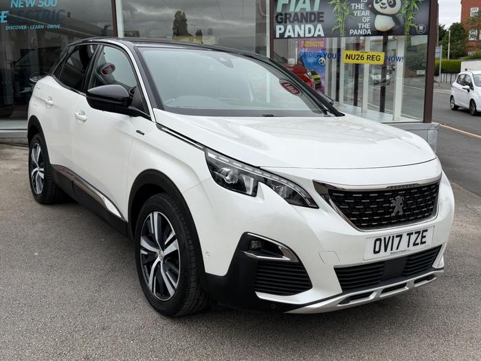 Used 2017 Peugeot 3008 1.2 PureTech GT Line SUV 5dr Petrol Manual Euro 6 (s/s) (130 ps) White at Windsors of Wallasey