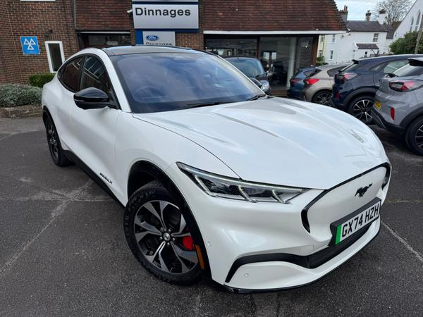 Used 2024 Ford Mustang Mach-E Extended Range 91kWh Premium SUV 5dr Electric Automatic (294 ps) White at Dinnages