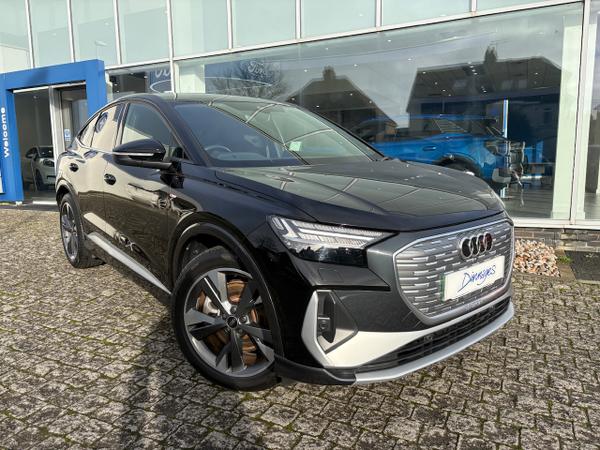 Used 2024 Audi Q4 e-tron 40 S line Sportback 5dr Electric Auto 82kWh (204 ps) Black at Dinnages