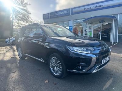 Used 2021 Mitsubishi Outlander 2.4h TwinMotor 13.8kWh Dynamic Safety SUV 5dr Petrol Plug-in Hybrid CVT 4WD Euro 6 (s/s) (224 ps) at Poole Subaru