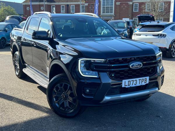 Used 2024 Ford Ranger 2.0 TD EcoBlue Wildtrak Pickup Double Cab 4dr Diesel Auto 4WD Euro 6 (s/s) (205 ps) Agate Black at Dinnages