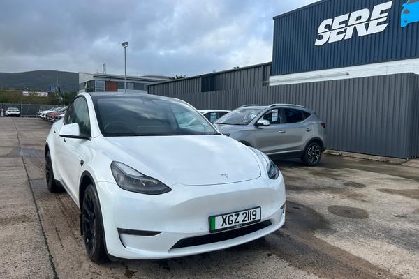 Used 2022 TESLA MODEL Y Long Range AWD 5dr Auto White at SERE Motors