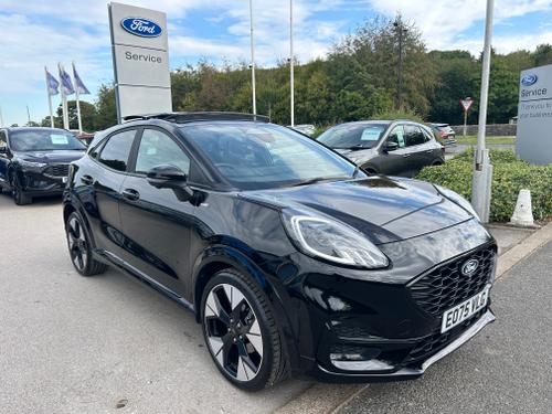 Used 2025 Ford Puma 1.0 MHEV ST-LINE X MILD HYBRID LOW MILEAGE MEGA SPEC Agate Black at Lawtons of Tadcaster