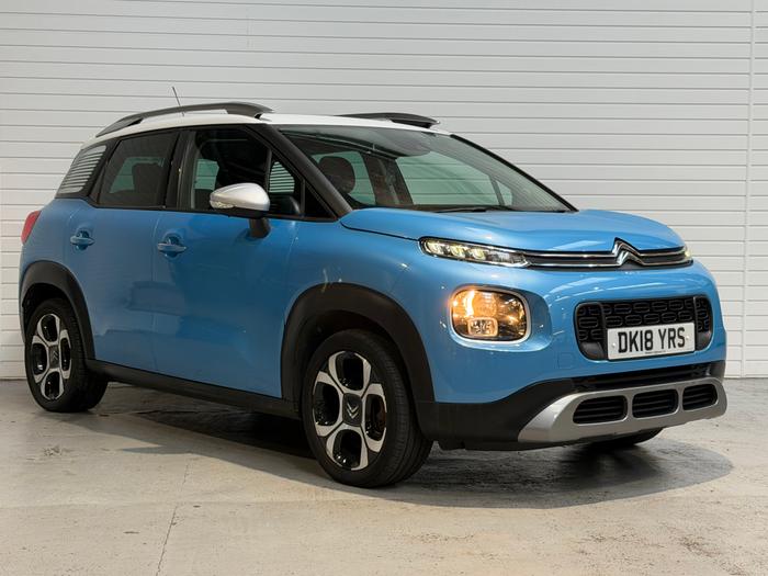 Used 2018 Citroen C3 Aircross 1.2 PureTech Flair SUV 5dr Petrol EAT6 Euro 6 (s/s) (110 ps) Blue at Gravells