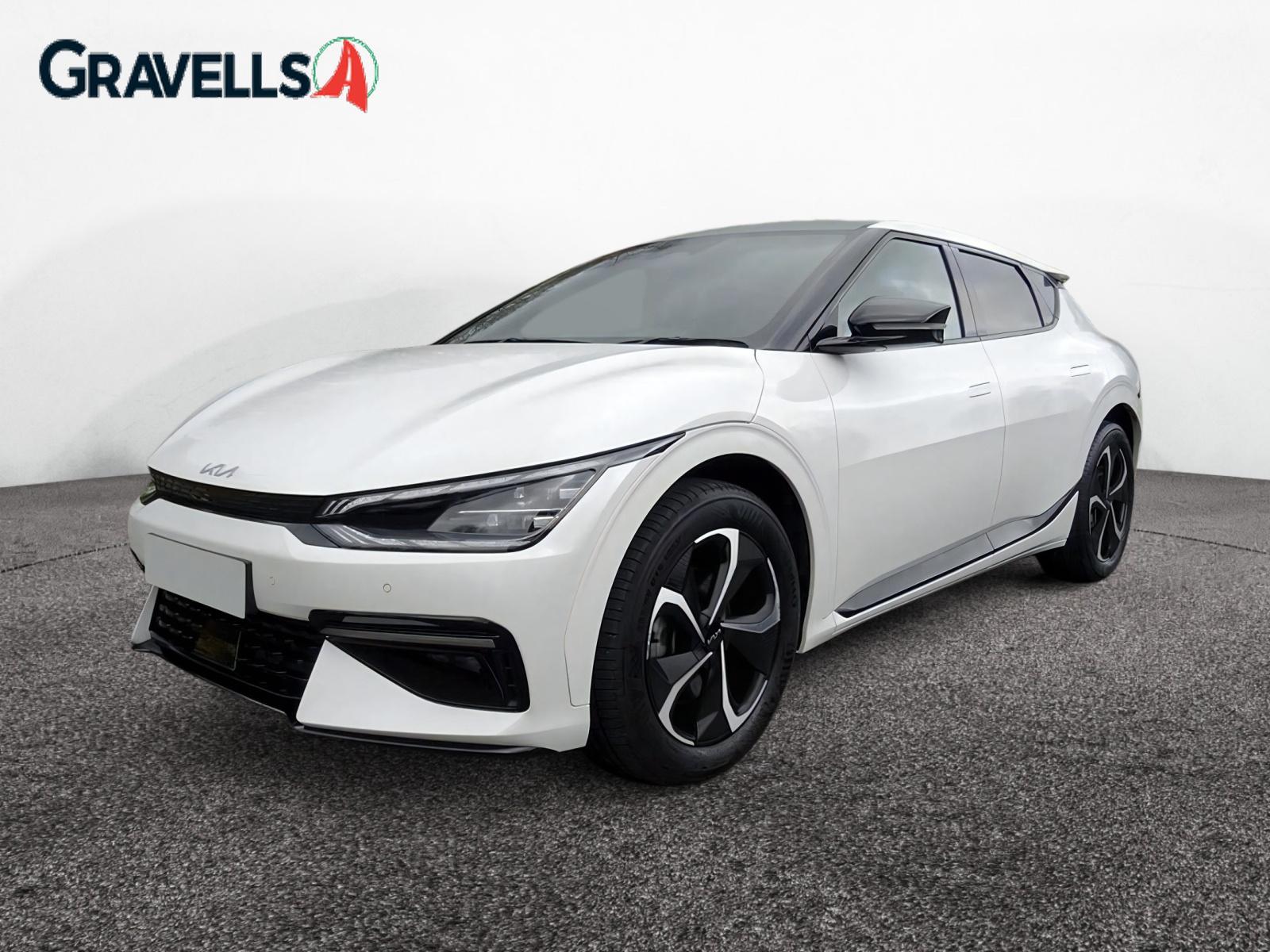 White 2023 Kia EV6 SUV/Crossover All-wheel drive Automatic