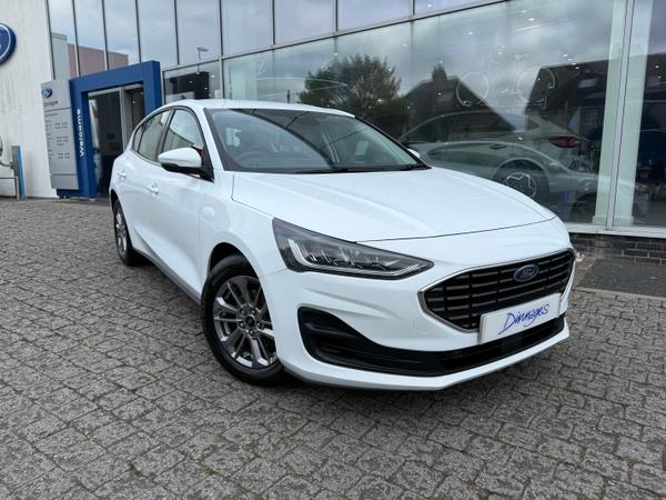 Used 2023 Ford Focus 1.0T EcoBoost Titanium Hatchback 5dr Petrol Manual Euro 6 (s/s) (125 ps) frozen White at Dinnages