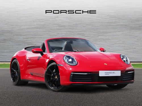 PORSCHE 911 3.0T 992 Carrera 4 Convertible 2dr Petrol PDK 4WD Euro 6 (s/s) (385 ps)