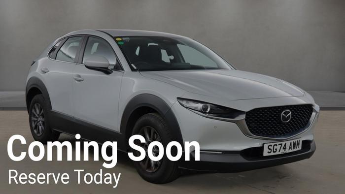 Used 2024 Mazda CX-30 2.0 e-SKYACTIV G MHEV Centre-Line SUV 5dr Petrol Manual Euro 6 (s/s) (122 ps) Silver at Gravells