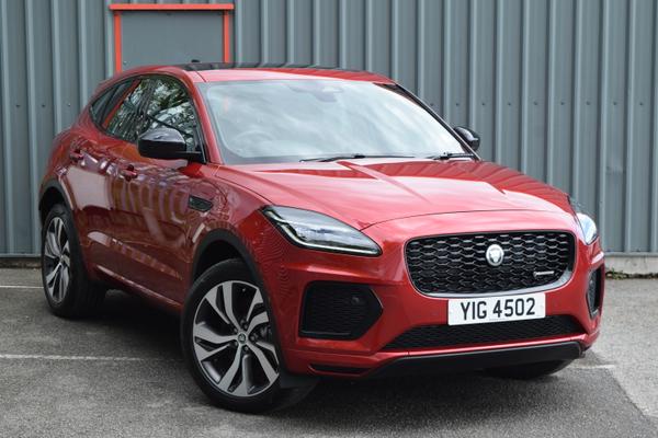 Used 2023 Jaguar E-PACE 2.0 D200 R-Dynamic HSE Black 5dr Auto Red at SERE Motors