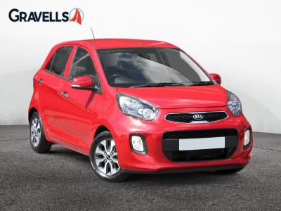 Used 2016 Kia PICANTO 1.25 3 Hatchback 5dr Petrol Manual Euro 6 (SNav) (84 bhp) Red at Gravells