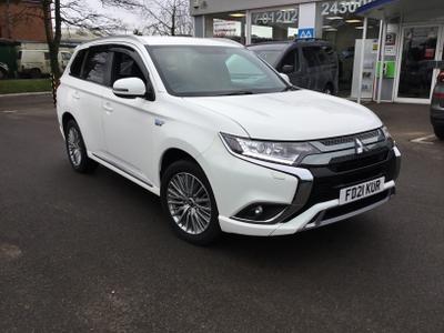 Used 2021 Mitsubishi Outlander 2.4h TwinMotor 13.8kWh Dynamic SUV 5dr Petrol Plug-in Hybrid CVT 4WD Euro 6 (s/s) (224 ps) at Poole Mitsubishi