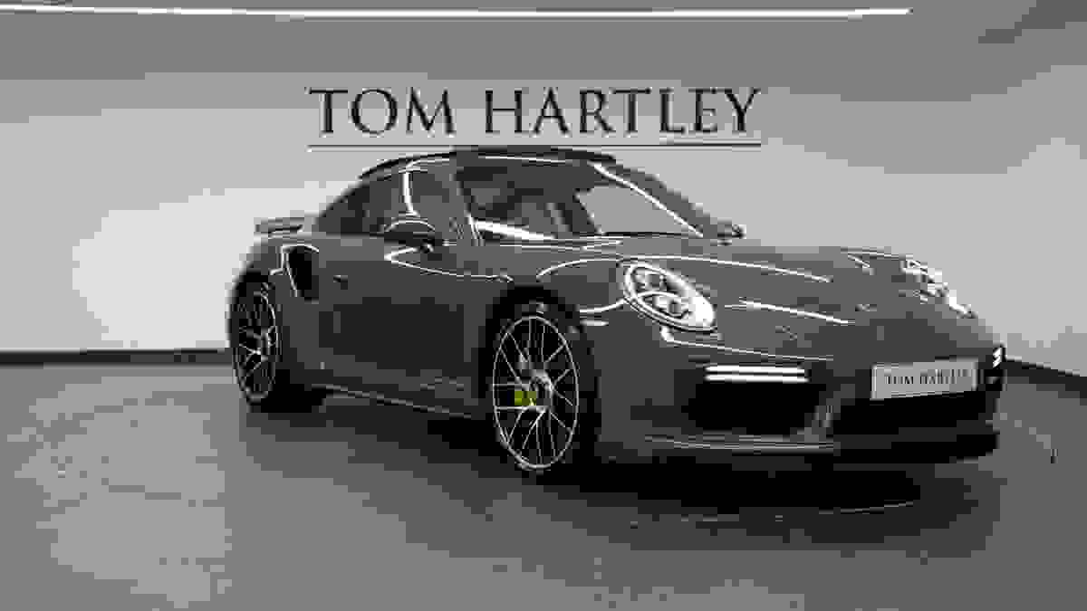 Used 2018 Porsche 911 TURBO S PDK Graphite Blue at Tom Hartley